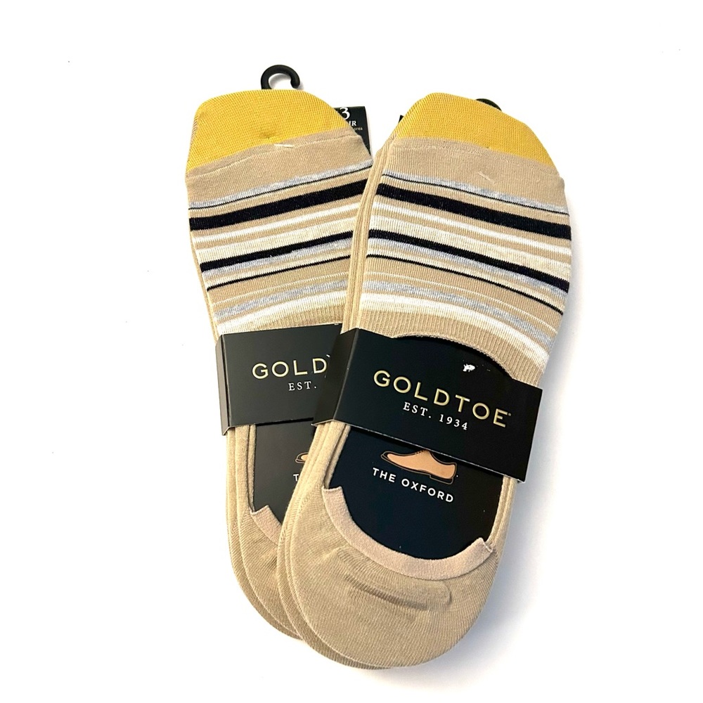 Gold Toe Men’s No Show Socks 6 Pairs NWT